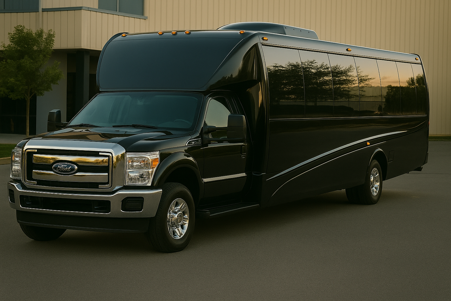 24 Passenger Coach Bus exterior