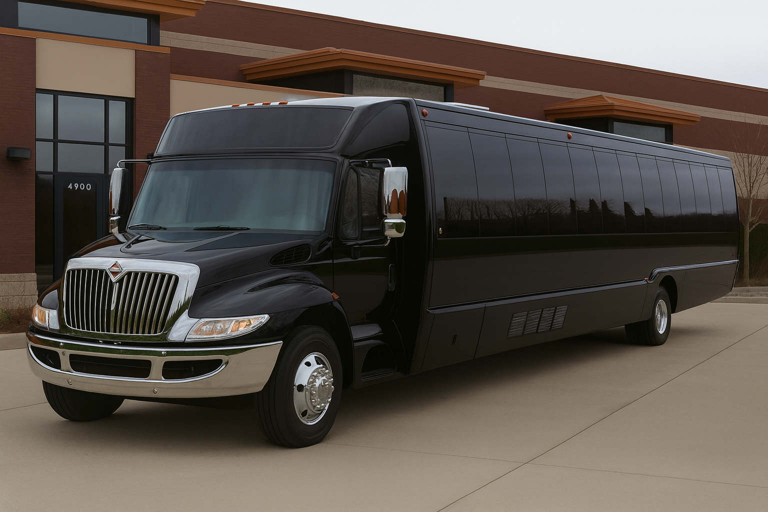 45 Passenger Party Bus exterior